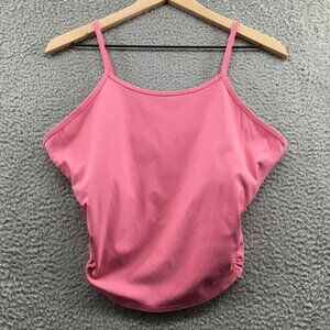Z by Zella Ruched Side Tank Top Pink‎ L